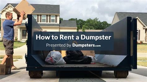 How to Rent a Dumpster: A Step.